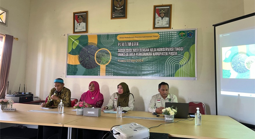 SOSIALISASI AREA DENGAN NILAI KONSERVASI TINGGI (ANKT) DIAREA PERKEBUNAN KABUPATEN PASER